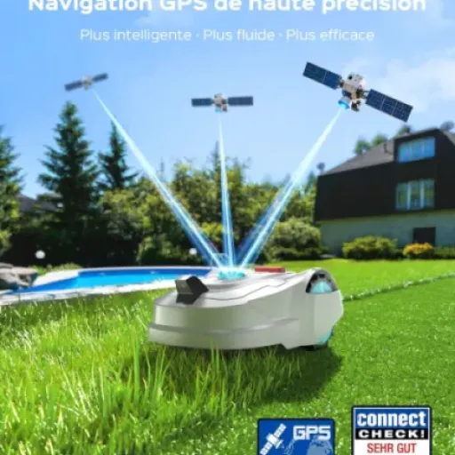 Test M800Plus Robot Tondeuse : le robot qui tond tout seul sans fil périphérique