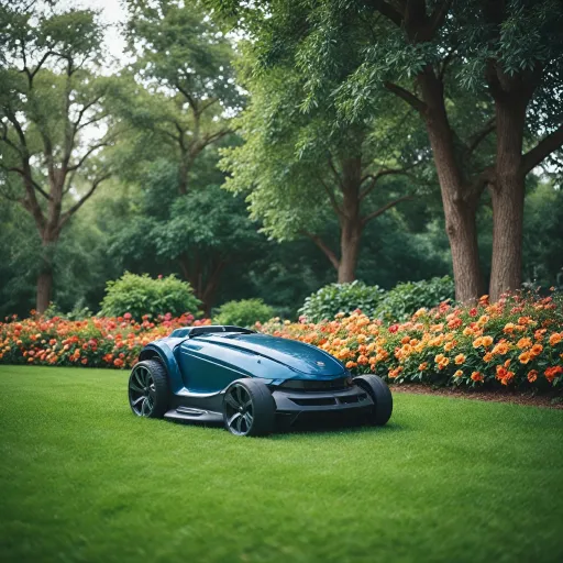 Robot tondeuse pour 2000 m² : performance et autonomie pour grands jardins