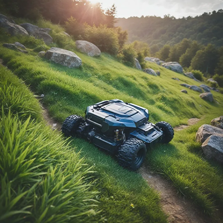 Robot tondeuse 4x4 : la solution idéale pour terrains accidentés et pentes raides
