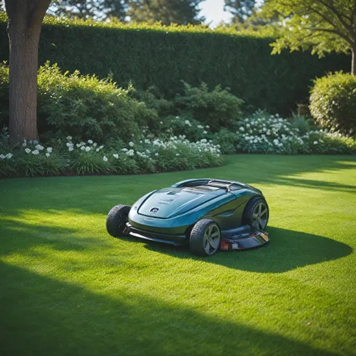Choisir un robot tondeuse pour grande surface : performance, installation et innovation