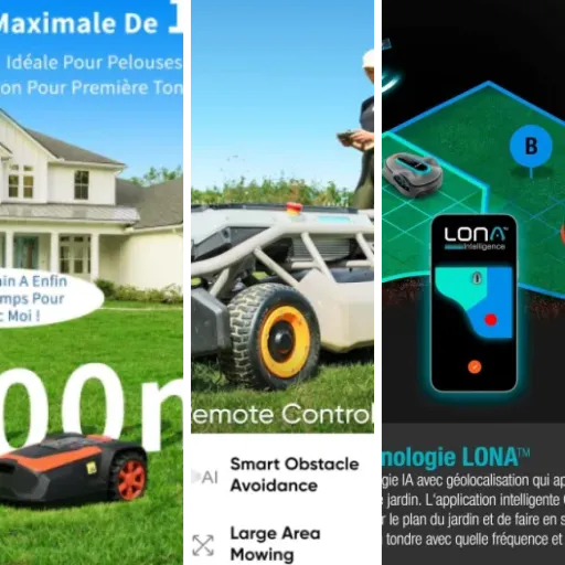 Les meilleurs robot tondeuse pour terrain en pente : notre top 5 (2026)