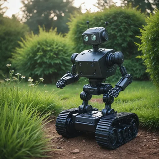 Tondeuse robot tout terrain : l’alliée élégante des jardins exigeants