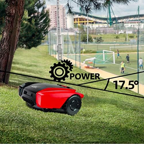 Robot tondeuse pour grandes pelouses jusqu'à 1500 m², ultra silencieux avec navigation intelligente, auto-tonte automatique, installation facile à monter soi-même