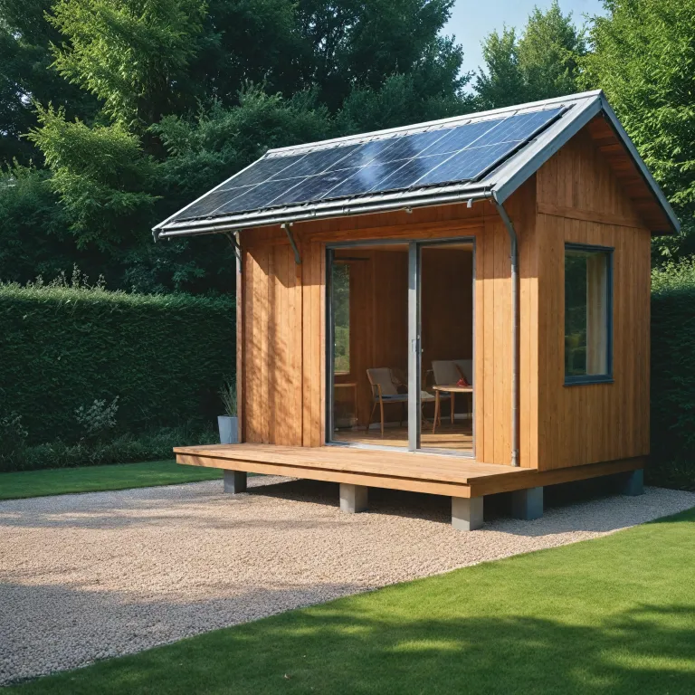 Une cabane pour robot tondeuse élégante et durable pour protéger votre pelouse automatisée