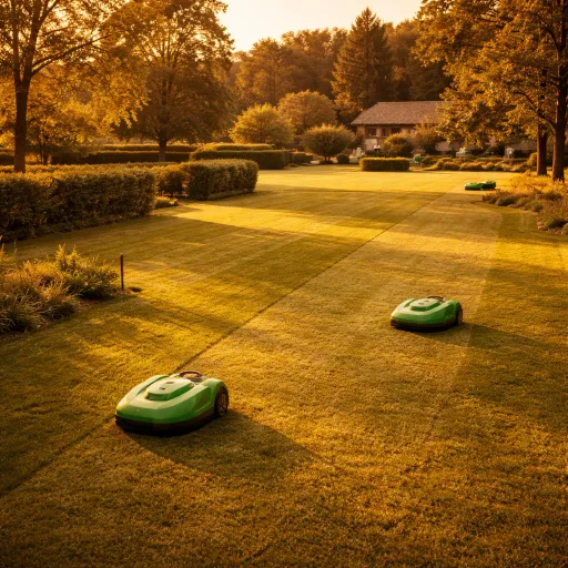 Robot tondeuse pour grand jardin : comment couvrir 2000 à 5000 m² sans stress