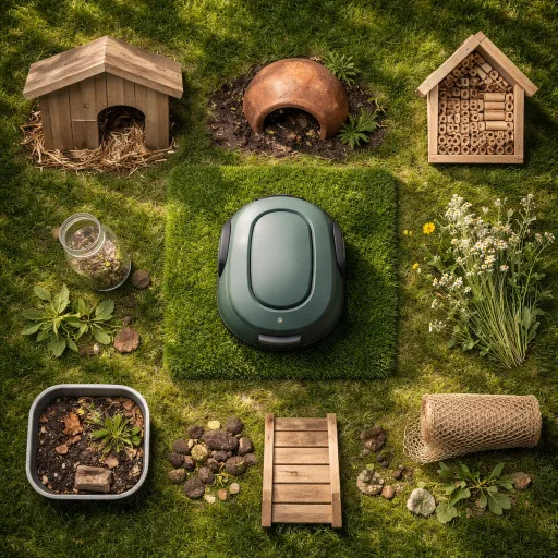 Tonte robotisée et faune du jardin : comment protéger hérissons, crapauds et insectes de votre pelouse