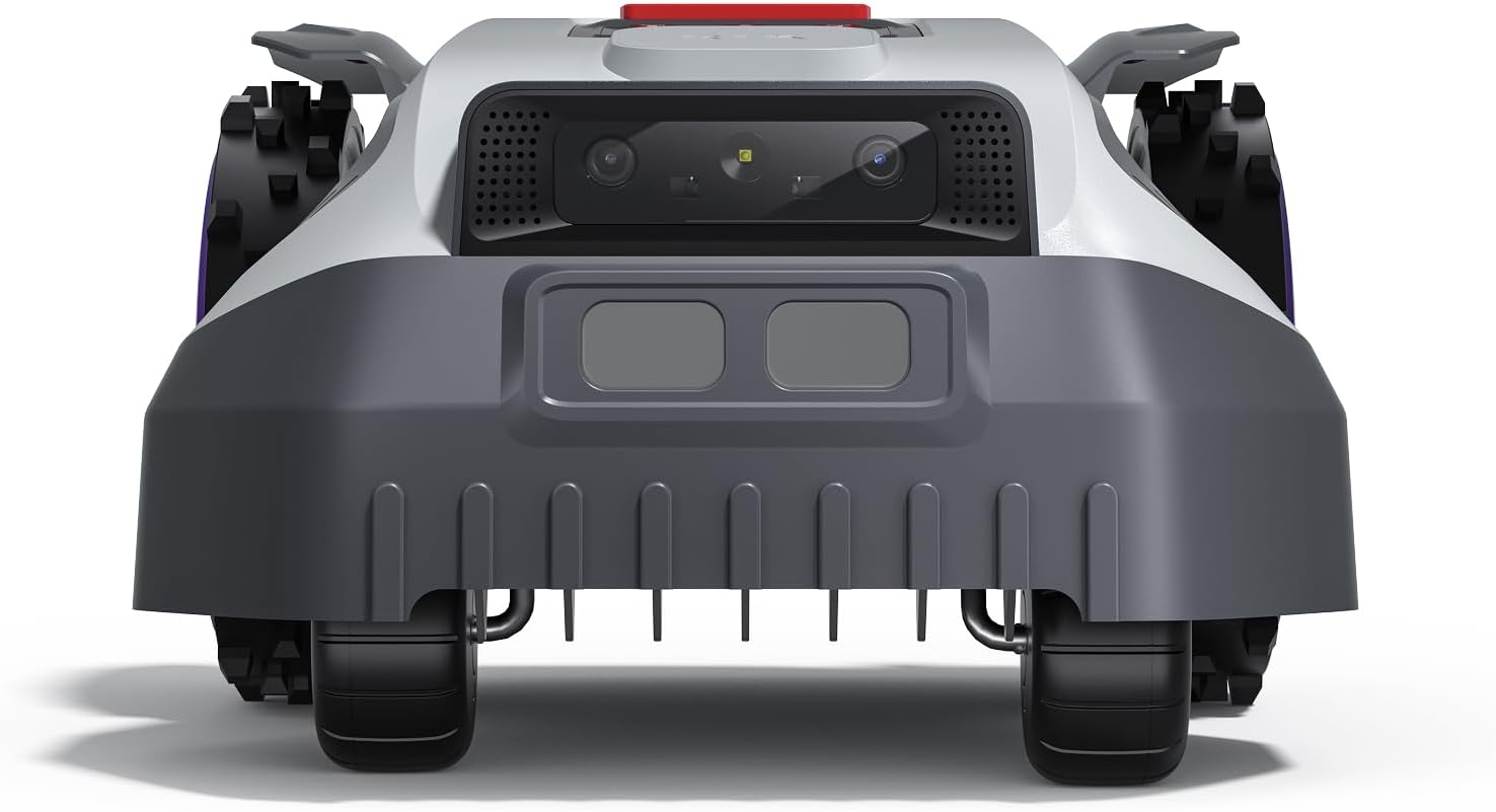 Robot Tondeuse M5, 500-700㎡，NetRTK + 4G, RTK+Vision IA, Cartographie Automatique, Gestion Multi-Zones, Programmation de la Tonte, 150㎡/h, 3-7CM Réglage de la Hauteur de Coupe