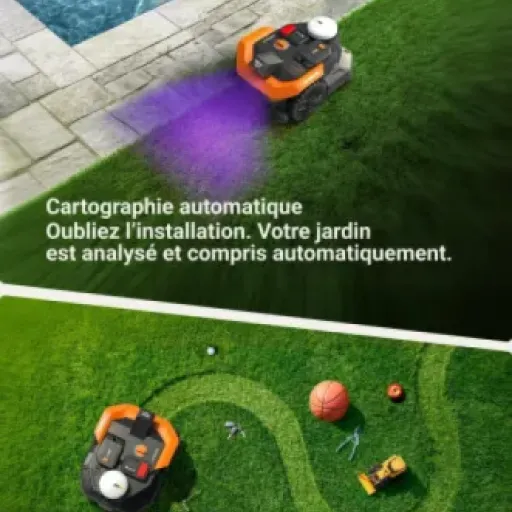 Test Worx Vision Cloud 2WD WR305E : le robot sans câble qui mise tout sur l’IA (et son appli parfois pénible)