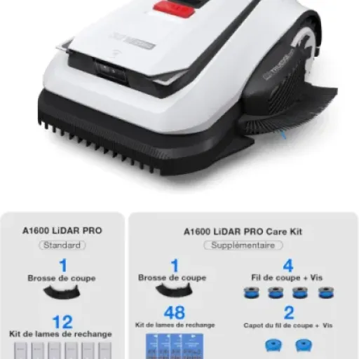 Test Ecovacs Goat A1600 LiDAR Pro Care Kit : le robot tondeuse qui veut tout faire tout seul (et s’en sort plutôt bien)