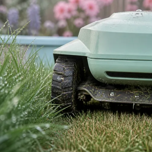 Pluie, canicule, herbe haute : comment un robot tondeuse gère les conditions extrêmes