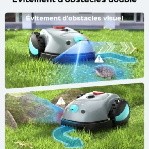 Test YARDCARE V100 : le robot tondeuse sans câble périphérique qui veut simplifier la vie… mais pas sans soucis
