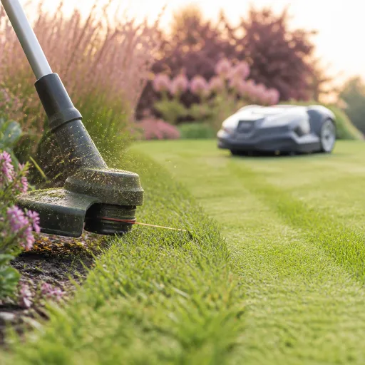 Comment le rotofil complète votre robot tondeuse pour un jardin impeccablement entretenu