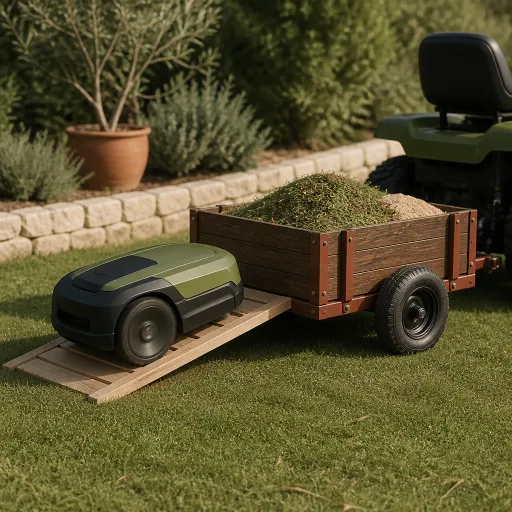 Choisir une remorque pour tracteur tondeuse : l’alliée discrète de votre robot de tonte