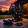 Bien choisir un leve tracteur tondeuse pour entretenir un robot tondeuse et un tracteur de pelouse