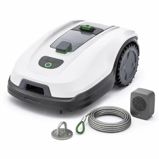Vol de robot tondeuse : GPS, alarme, verrouillage, ce qui protège vraiment votre investissement